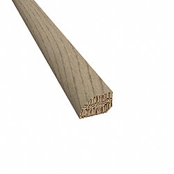 Prefinished Vienna White Oak Hardwood 1/2 in thick x .75 in wide x 78 in Length Shoe Molding